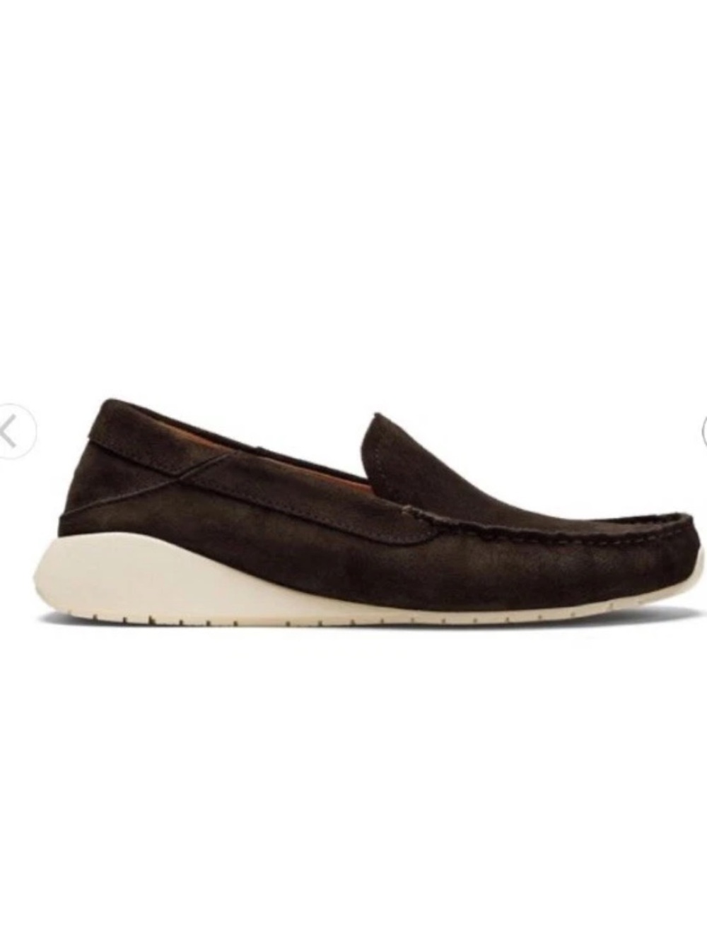 Olukai dark brown suede ka’a slip on loafers shoes men’s size 10.5 NEW - Picture 4 of 8